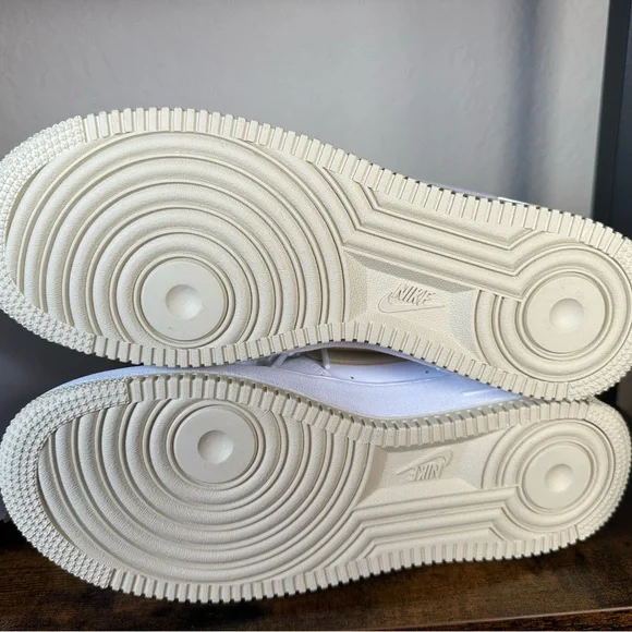 NIB Nike White and Khaki Air Force 1 - Picture 3 of 6